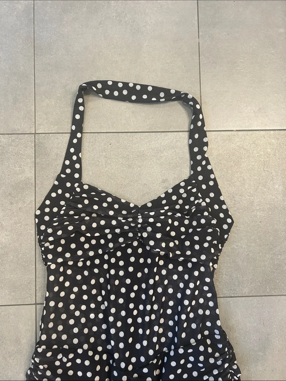Lovers and Friends Judith Mini Dress in Black Polka Dot - Picture 5 of 10